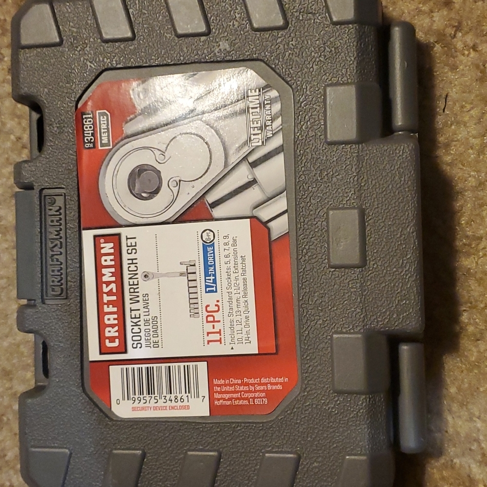 Craftsman 11 PC socket set